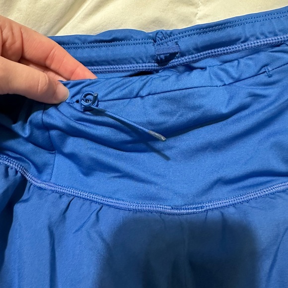 Blue High Rise Shorts - Picture 3 of 3